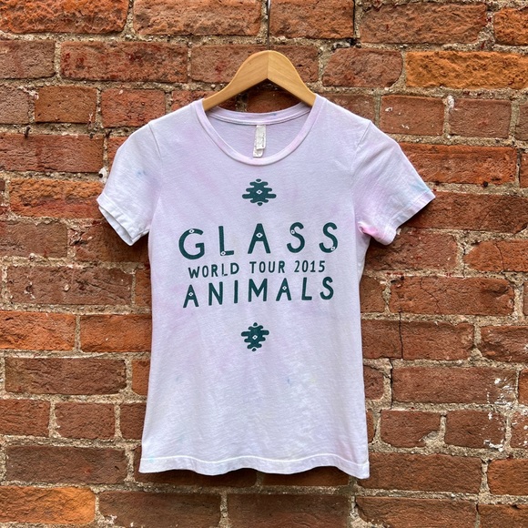 Next Level Apparel Tops Rare Vintage Glass Animals 25 World Tour Shirt Size Xs Poshmark